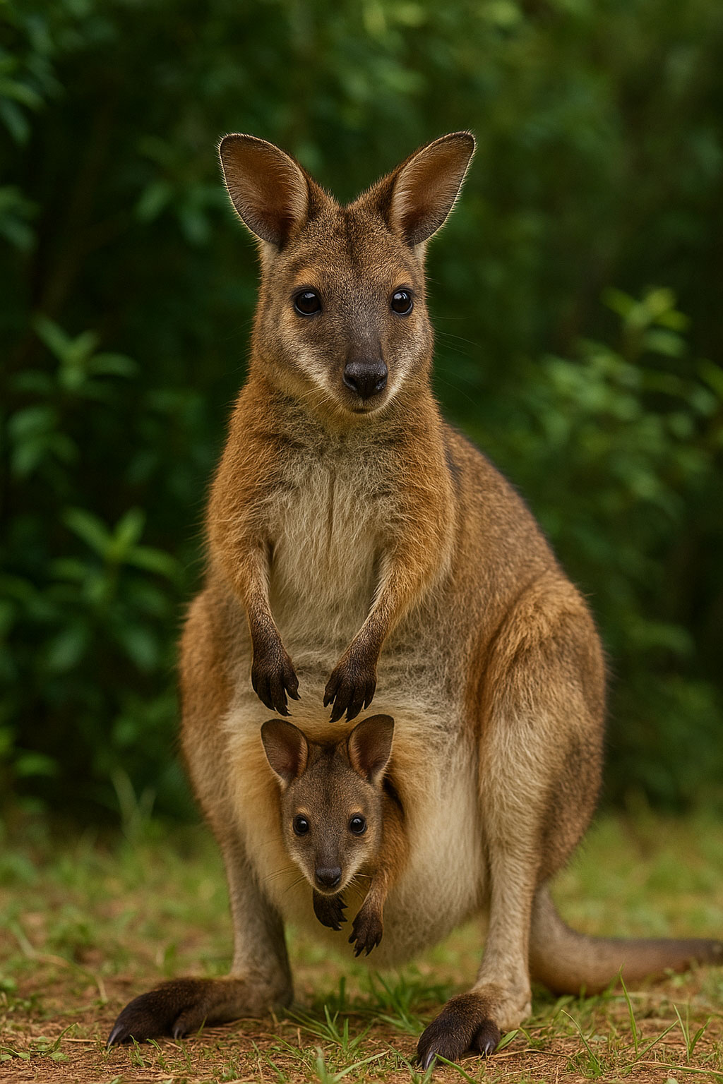 Mama Wallaby in her sanctuary