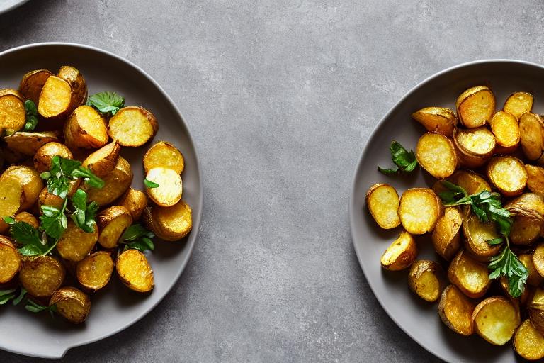 3-Ingredient Crispy Parmesan Roasted Potatoes