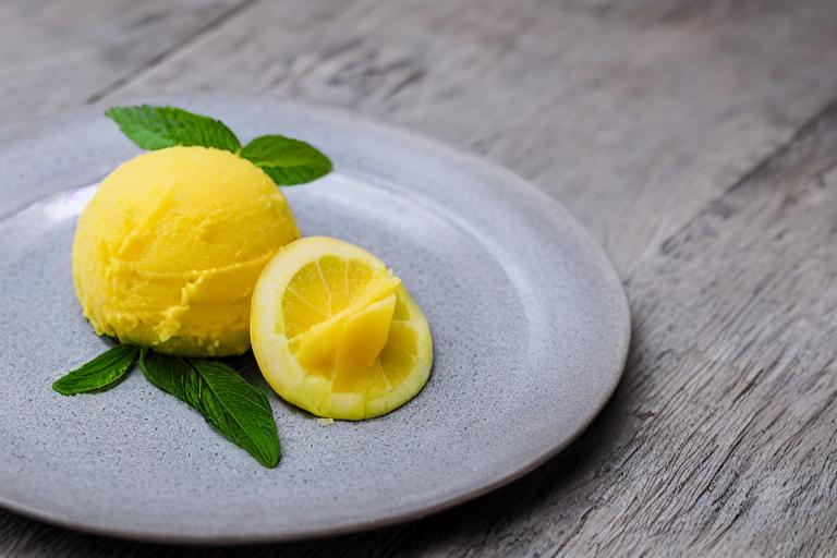 3-Ingredient Mango Sorbet