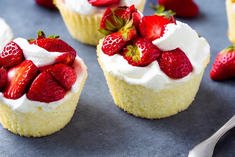 3-Ingredient Strawberry Shortcake Cups