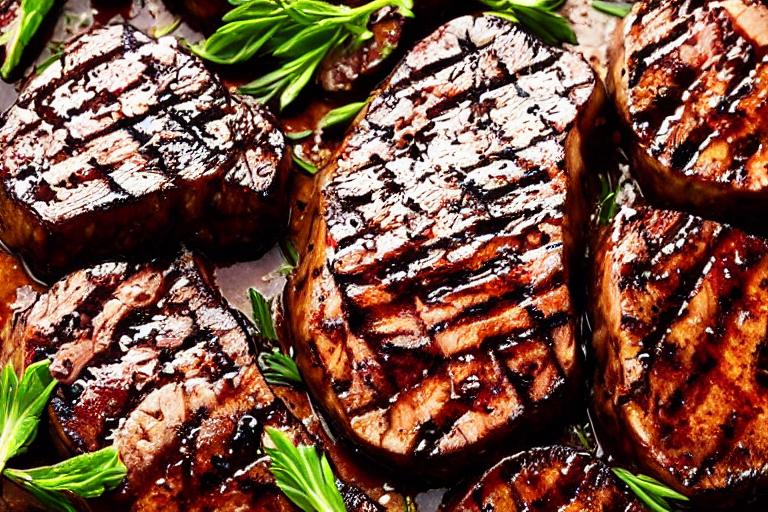 5-Ingredient Balsamic Glazed Portobello Steaks