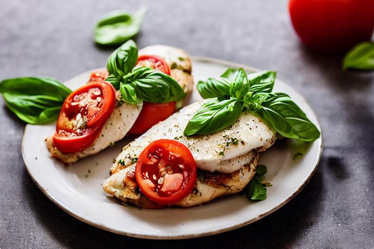 5-Ingredient Caprese Stuffed Chicken