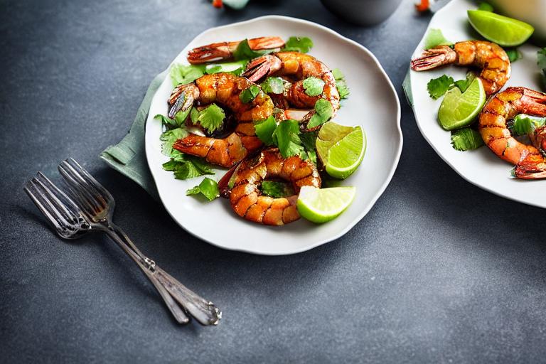 5-Ingredient Chipotle Lime Grilled Prawns