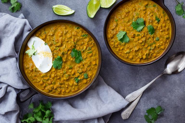 5-Ingredient Coconut Curry Lentil Dal