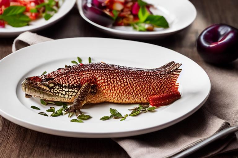 5-Ingredient Crocodile Tail with Davidson Plum Glaze