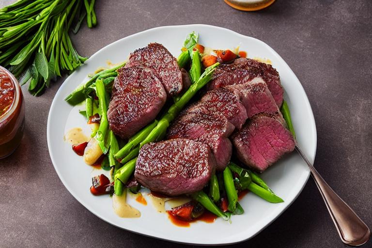 5-Ingredient Emu Fillet with Quandong Sauce