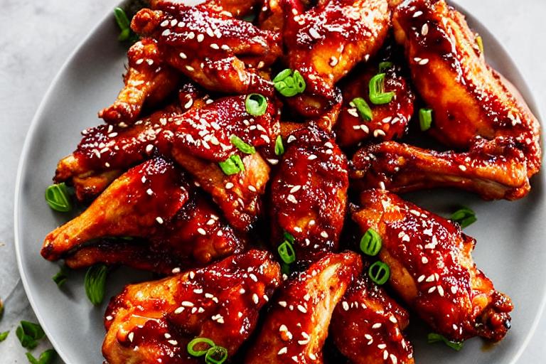 5-Ingredient Gochujang Glazed Chicken Wings