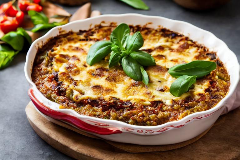5-Ingredient Greek Moussaka Bake