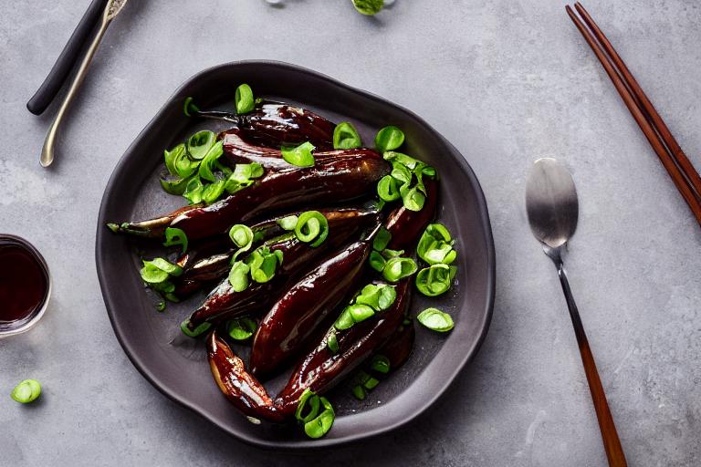 5-Ingredient Japanese Miso Glazed Eggplant