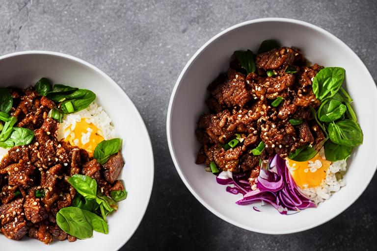 5-Ingredient Korean Beef Bowls
