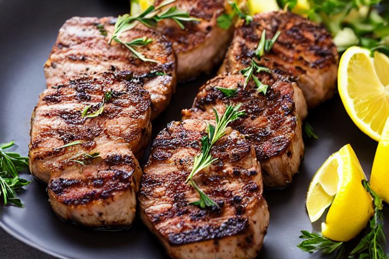 5-Ingredient Lemon Herb Pork Tenderloin Medallions
