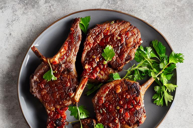5-Ingredient Moroccan Harissa Lamb Chops