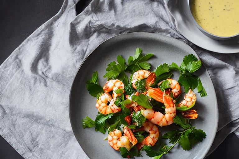 5-Ingredient Prawns with Finger Lime Butter