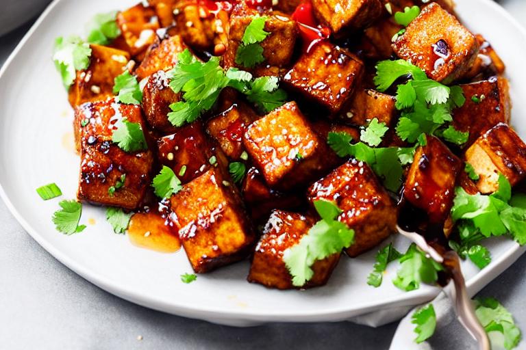 5-Ingredient Sweet Chili Glazed Tofu