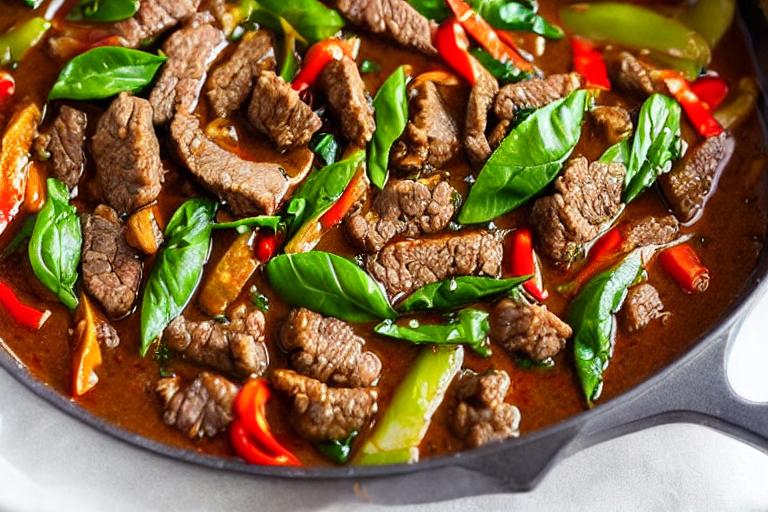 5-Ingredient Thai Basil Beef Stir Fry
