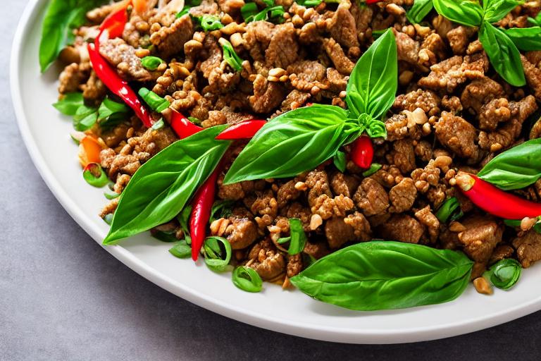 5-Ingredient Thai Basil Pork