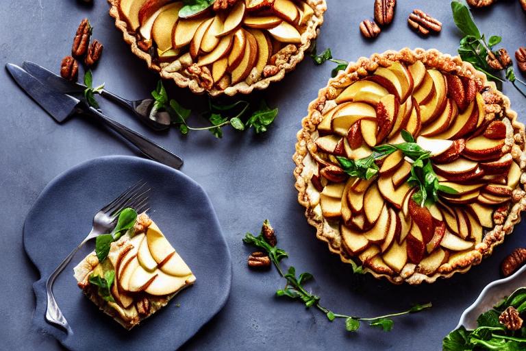 Autumn Apple & Brie Tart Salad
