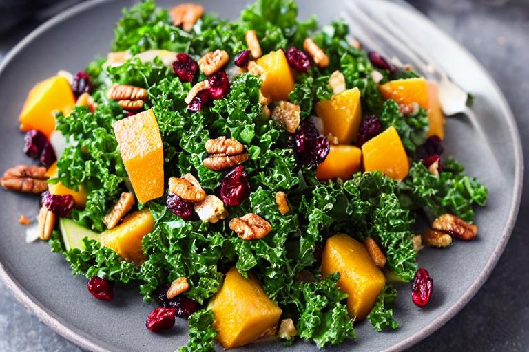Autumn Harvest Kale & Apple Salad