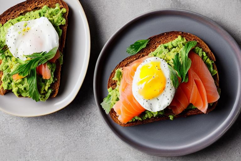 Avocado Toast with Poached Egg and Smoked Salmon