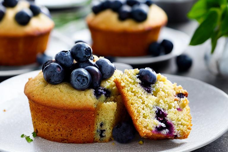 Blueberry Lemon Muffin Cake