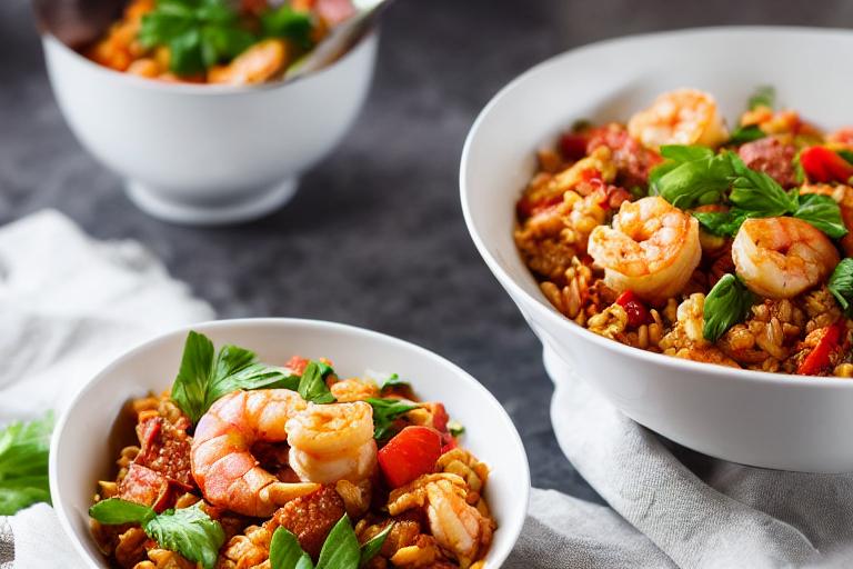 Cajun Shrimp and Sausage Jambalaya
