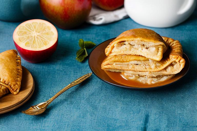 Caramel Apple Empanadas Cake