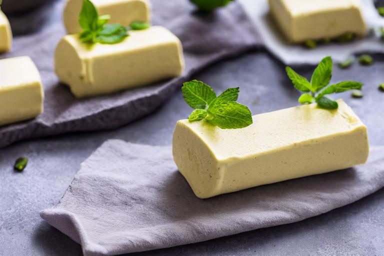Cardamom Rosewater Pistachio Kulfi Bars