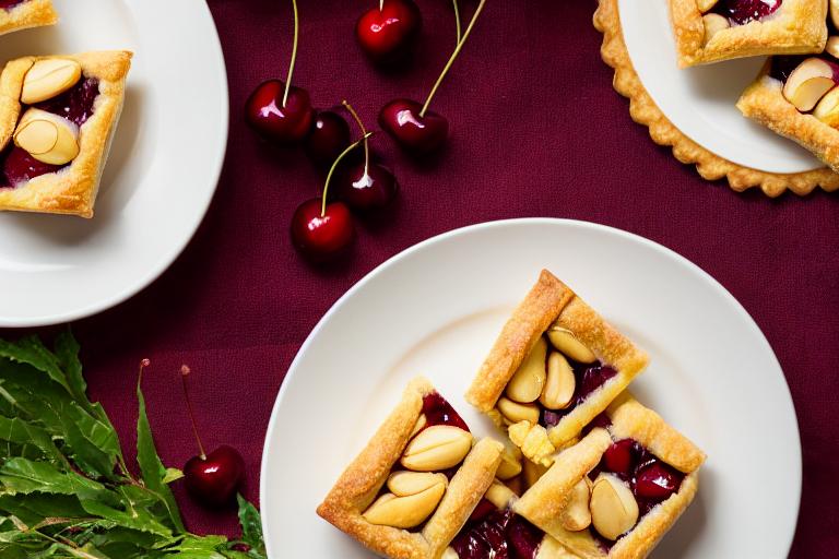 Cherry Almond Frangipane Tartlets