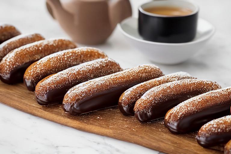 Chocolate Chai Éclairs