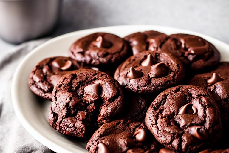 Decadent Triple Chocolate Cookies