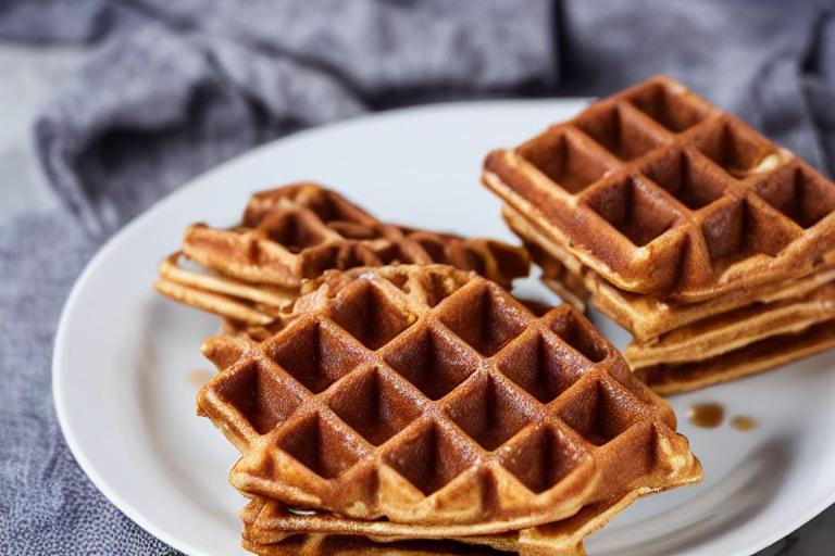 Cinnamon Pear Waffle Sandwiches