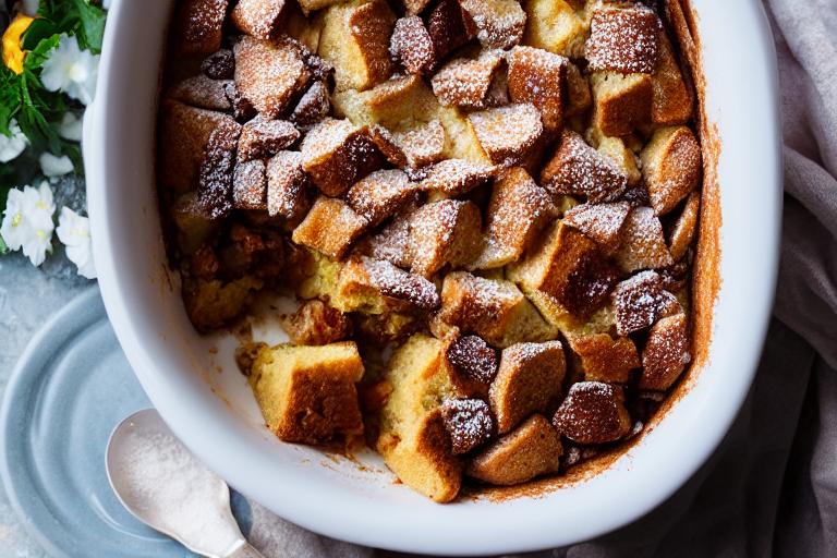 Cinnamon Swirl Brioche Bread Pudding