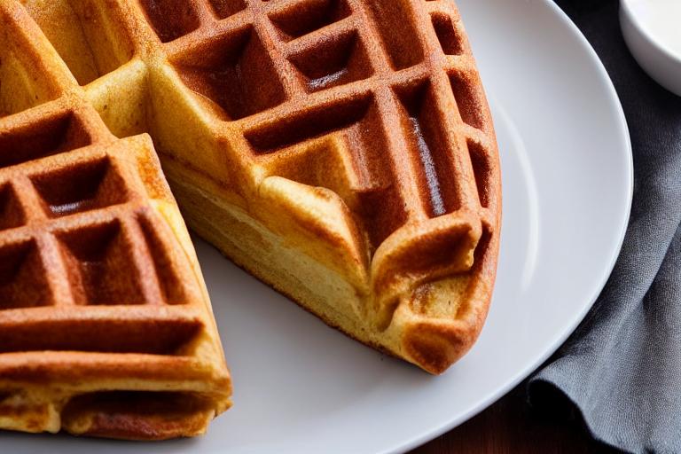 Cinnamon Swirl Brioche Waffles
