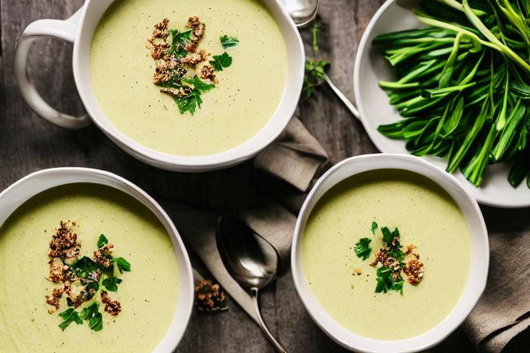 Creamy Leek & Potato Bisque