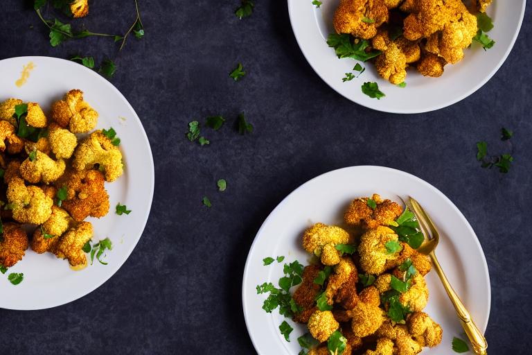 Crispy Fried Cauliflower with Lemon-Tahini Sauce