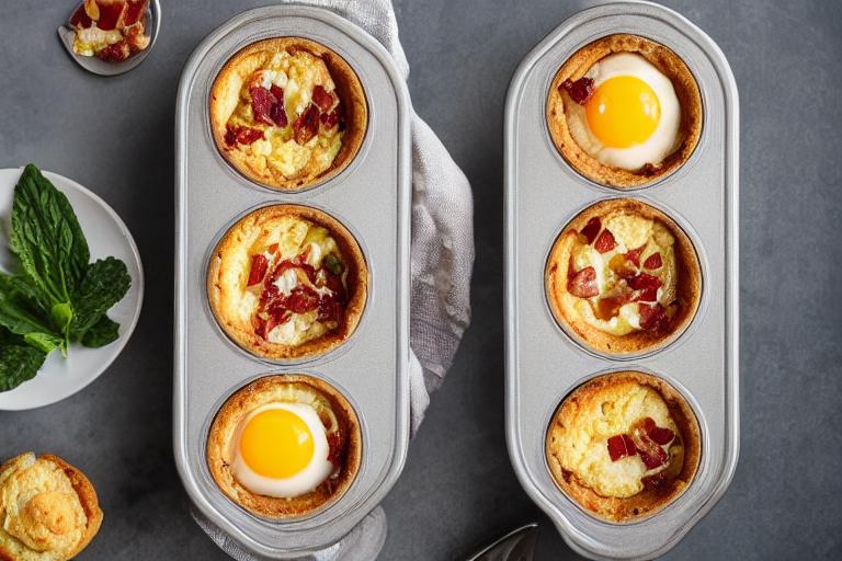Crispy Prosciutto and Egg Biscuit Cups