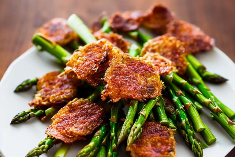 Crispy Prosciutto-Wrapped Asparagus Fritters