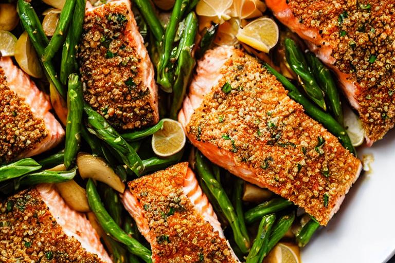 Four-Ingredient Baked Parmesan-Crusted Salmon