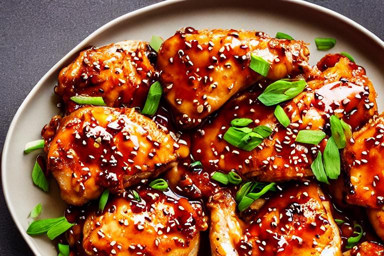 Four-Ingredient Honey Garlic Chicken