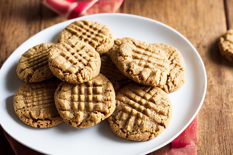 Four-Ingredient Peanut Butter Cookies