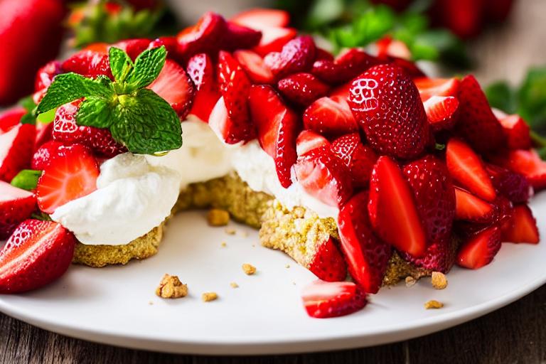 Four-Ingredient Strawberry Shortcake Parfait