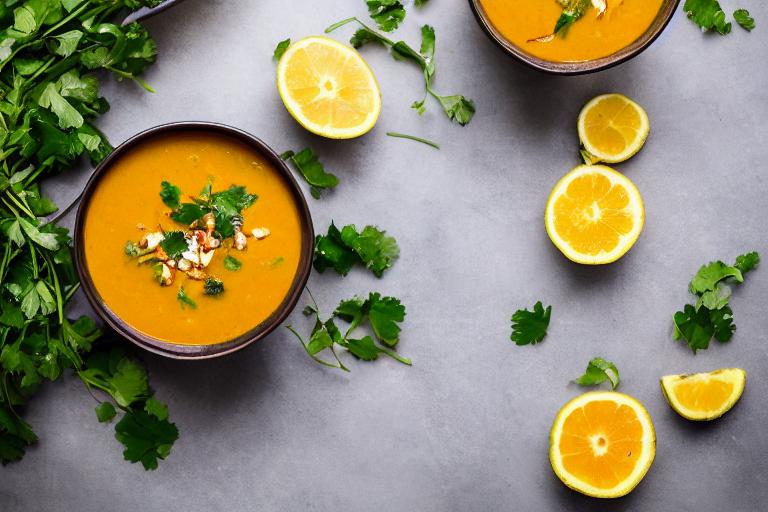 Golden Turmeric Lentil Soup