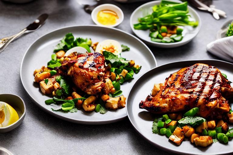 Grilled Korean-Style Gyeranjjim Chicken