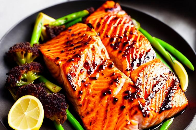 Honey Garlic Glazed Salmon