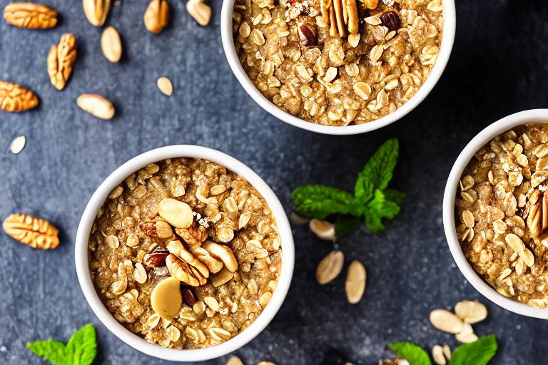 Indian-Style Oatmeal Pudding Parfaits