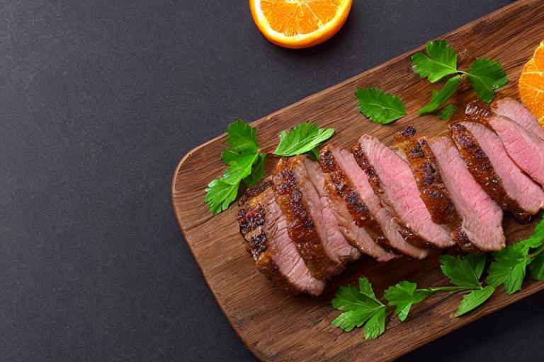Keto Duck Breast with Orange Glaze