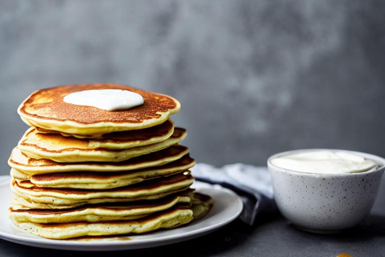 Four-Ingredient Keto Cream Cheese Pancakes