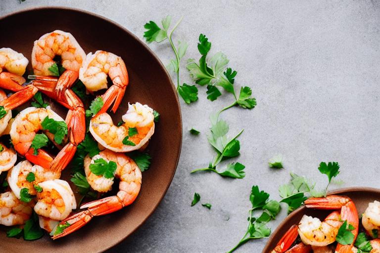 Four-Ingredient Keto Garlic Butter Shrimp