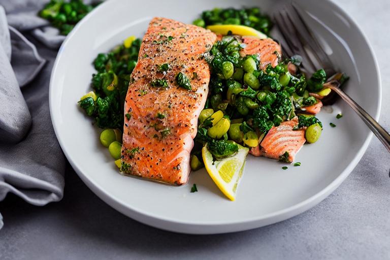 Four-Ingredient Keto Lemon Pepper Salmon