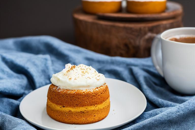 Four-Ingredient Keto Vanilla Mug Cake